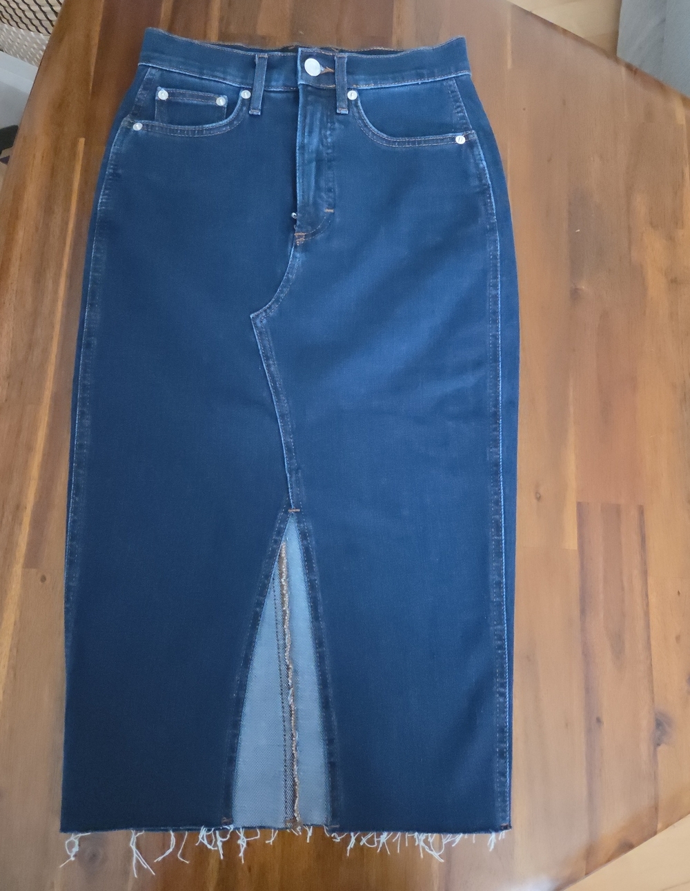 VERONICA BEARD denim pencil skirt 00 XS